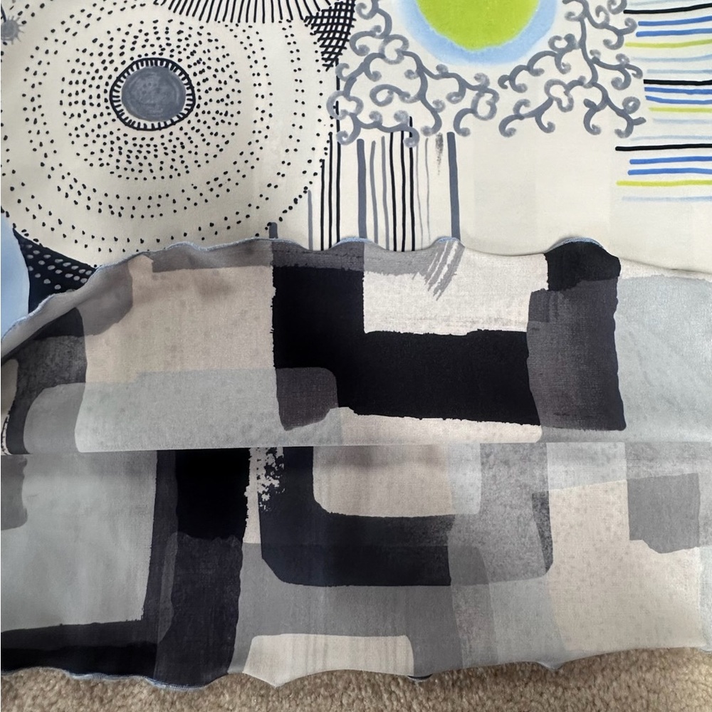 Haystacks Reversable Abstract Patterned Dress - image 4